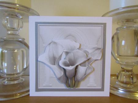 Cream and Desaturated Lillies by Deborah McLuckie