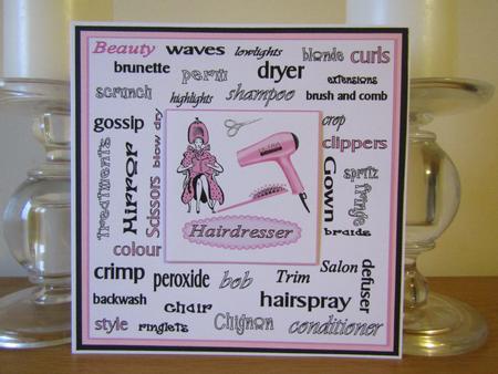 Hairdresser Urban Art by Deborah McLuckie