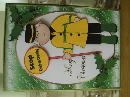 Lollipop Man Christmas by Deborah McLuckie