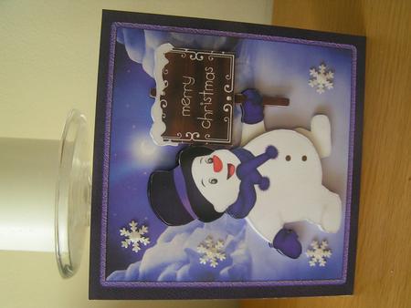 Christmas Snowman by Deborah McLuckie