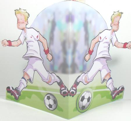 England Football Dude Shaped. by Debbie Porter