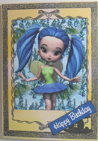Bluebell Fairy Pyramage by Debbie Porter