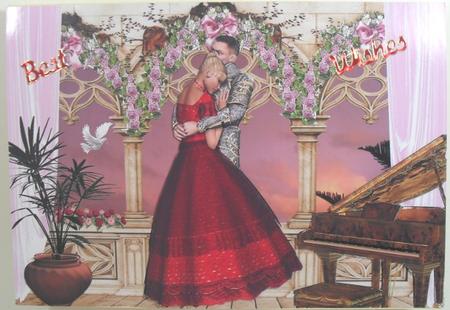Beautiful Moment So in Love, A4 Topper by Debbie Porter