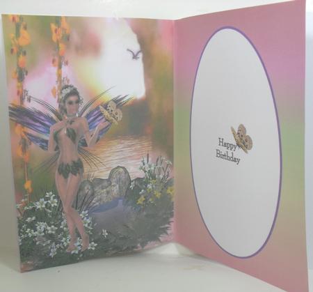 Butterfly Fairy Scene Insert by Debbie Porter