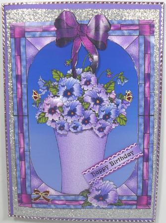 Purple Pansy by Debbie Porter