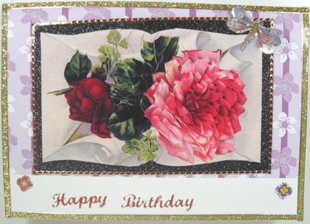 Rose Envelope Book Style Wavy Side Stacker by Debbie Porter