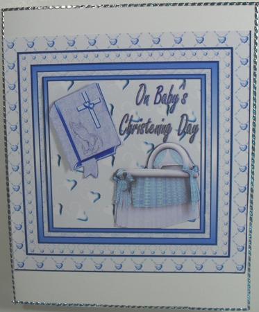 Christening - Baby Boy by Debbie Porter