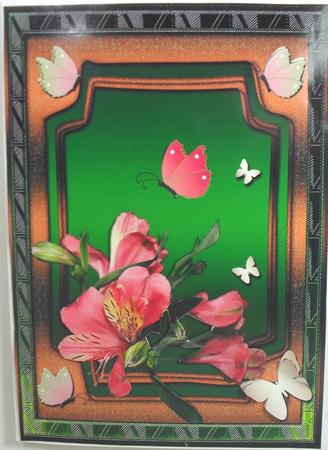 A4 "flowers & Butterflies" by Debbie Porter