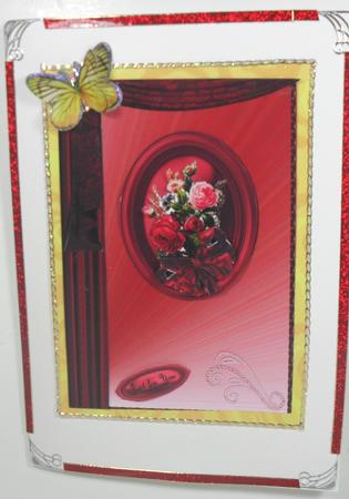 Ruby Red with Drapes by Debbie Porter