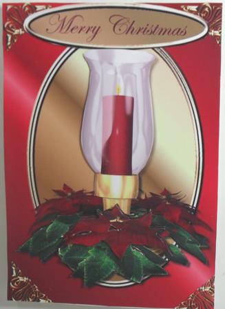 Poinsettia Quick Card by Debbie Porter