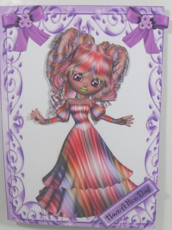 Cute Little Rainbow Girl! by Debbie Porter