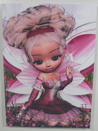 Cassie Fairy A4 Card Front by Debbie Porter