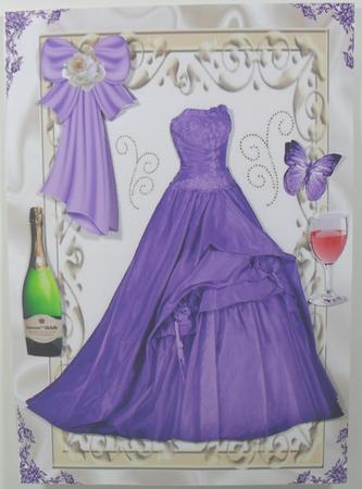 Beautiful Lilac Evening Dress by Debbie Porter