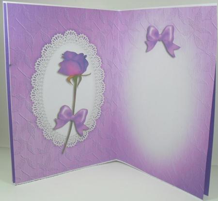 Rose, Lace and Pearls Matching Insert A5 Portrait by Debbie Porter