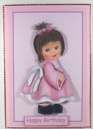 Little Girl in Pink Sbs by Debbie Porter