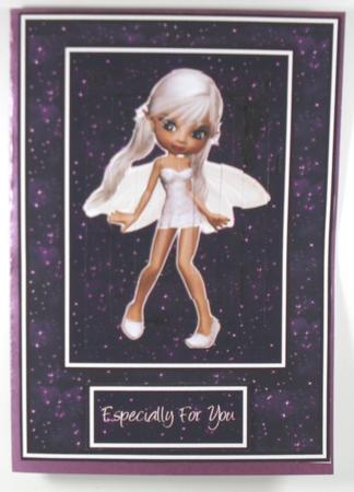 Pretty Fairy Card Front Kit by Debbie Porter