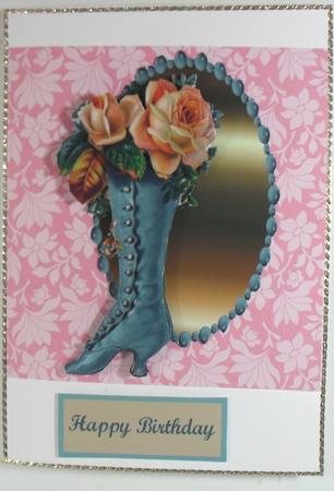 Floral Boot by Debbie Porter