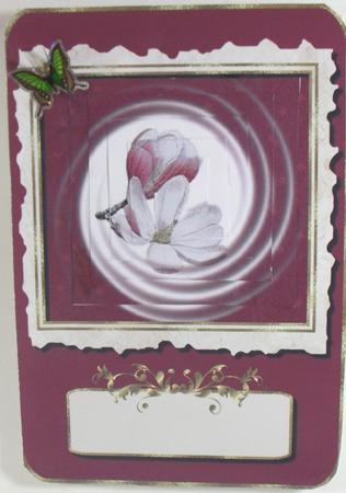 Apple Blossoms Card Topper by Debbie Porter
