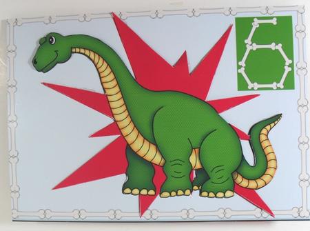 Dinosaur Mania Boy's Age Birthday Card - Part 1 by Debbie Porter