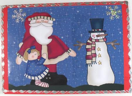 Christmas Santa by Debbie Porter