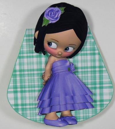 I'm Just Shy--wobble Card by Debbie Porter