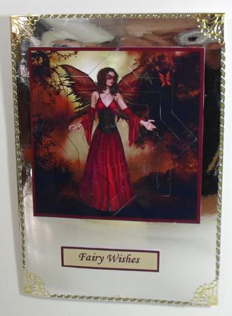 Ruby Enchantment Star Pyramid by Debbie Porter