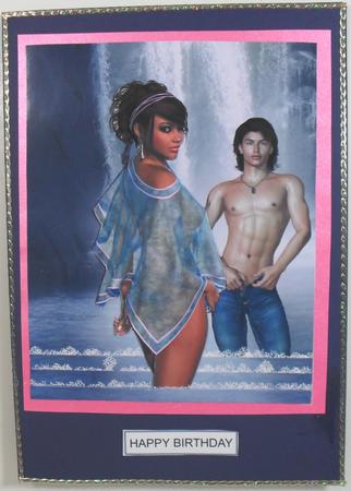 Going Swimming Decoupage by Debbie Porter