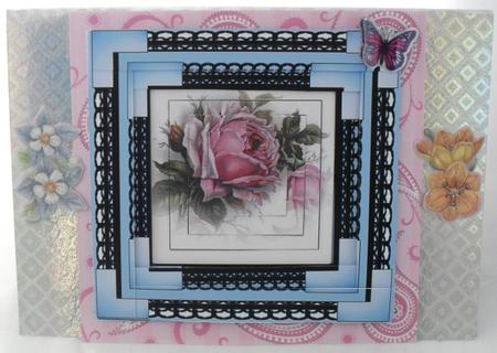 Spiral Pyramid Vintage Rose by Debbie Porter