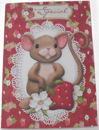 A4 Berry Special Mouse by Debbie Porter