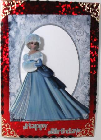 Winter Lady in Velvet & Furs by Debbie Porter