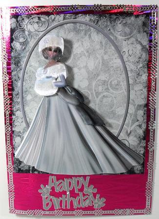 Winter Lady in Velvet & Furs #2 by Debbie Porter
