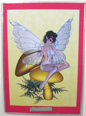 A4 Fantasy Fairy Quick Card by Debbie Porter