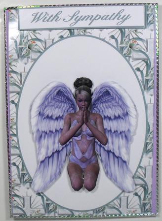 Looking Over Them Card Front by Debbie Porter