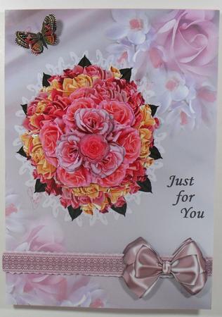 Large Bouquet of Mixed Roses by Debbie Porter