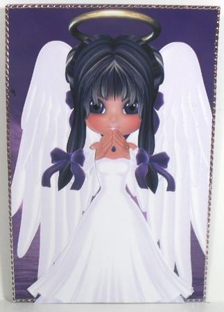 Angel of Peace A4 Card Front by Debbie Porter