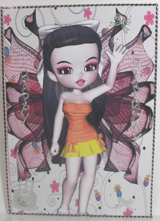 Fairy Celebrations A4 Card Front by Debbie Porter