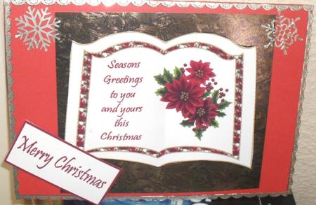 Christmas Open Book Toppers by Debbie Porter