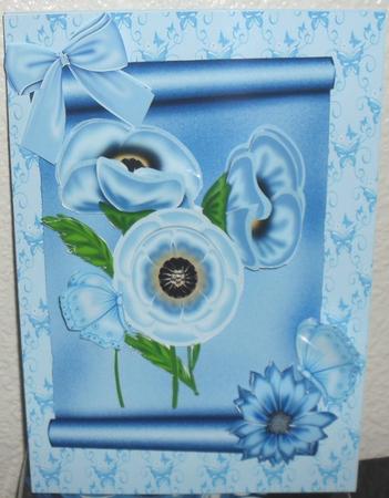 Pretty Blue Flowers by Debbie Porter