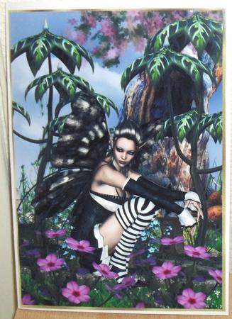 Aint She Sweet Fairy in the Flowers 96 by Debbie Porter