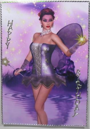 Fairy Magic A4 Card Front by Debbie Porter