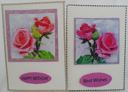 Roses Step by Step Happy Birthday Best Wishes by Debbie Porter