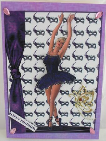 Ballet Dancer Decoupage by Debbie Porter