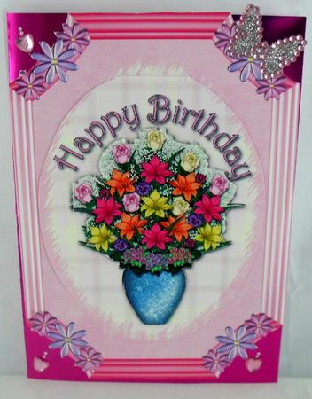 Happy Birthday Flowers by Debbie Porter