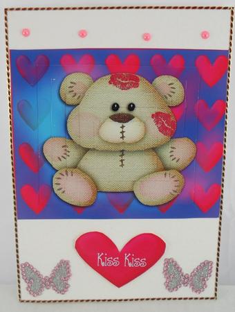 Bear Hugs - Valentine - Pyramid by Debbie Porter