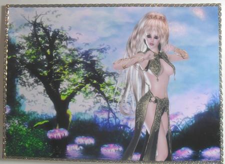 Elven Dawn A4 Card Front by Debbie Porter