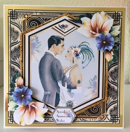 Art Deco Anniversary Mini Page Kit by Deborah Sharp