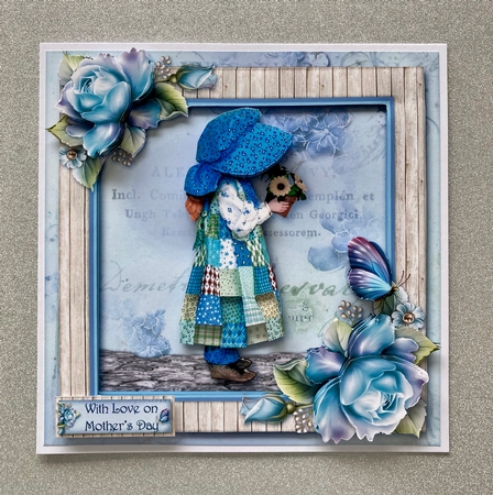 Little Blue Bonnet Girl by Deborah Sharp