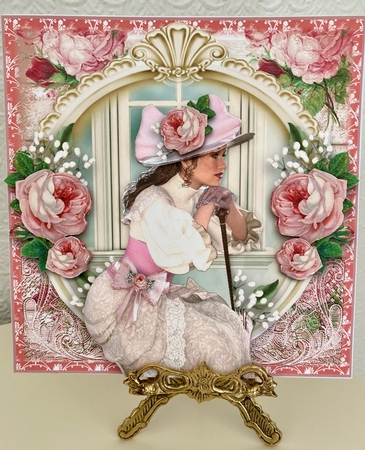 A Very Fair Lady Card Front Kit by Deborah Sharp
