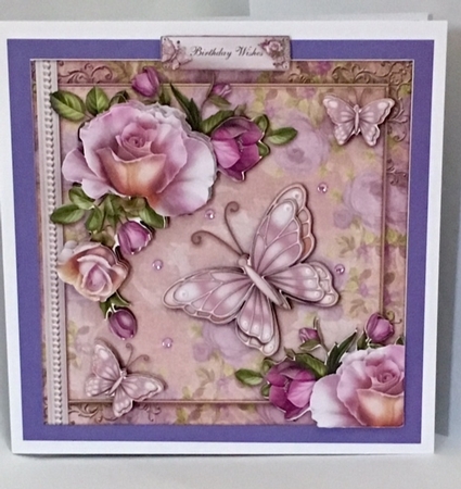 Lilac Scented Roses 8x8 Mini Kit by Deborah Stubbenhagen