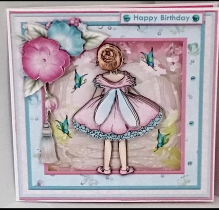 Butterfly Fairy 8x8 Mini Kit & Decoupage by Deborah Stubbenhagen